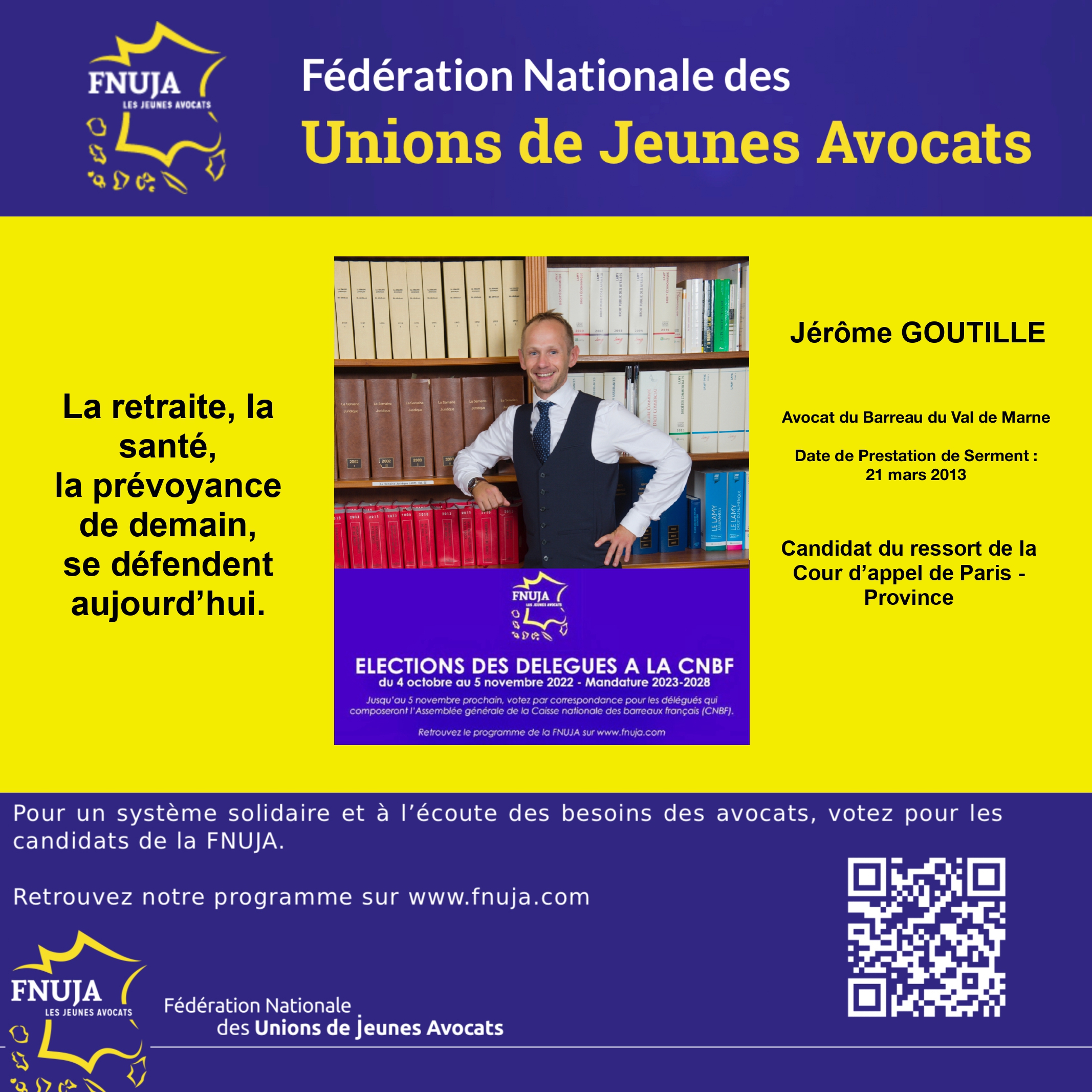 Les Jeunes Avocats - FNUJA - Élections des délégués CNBF 2022 : nos candidats