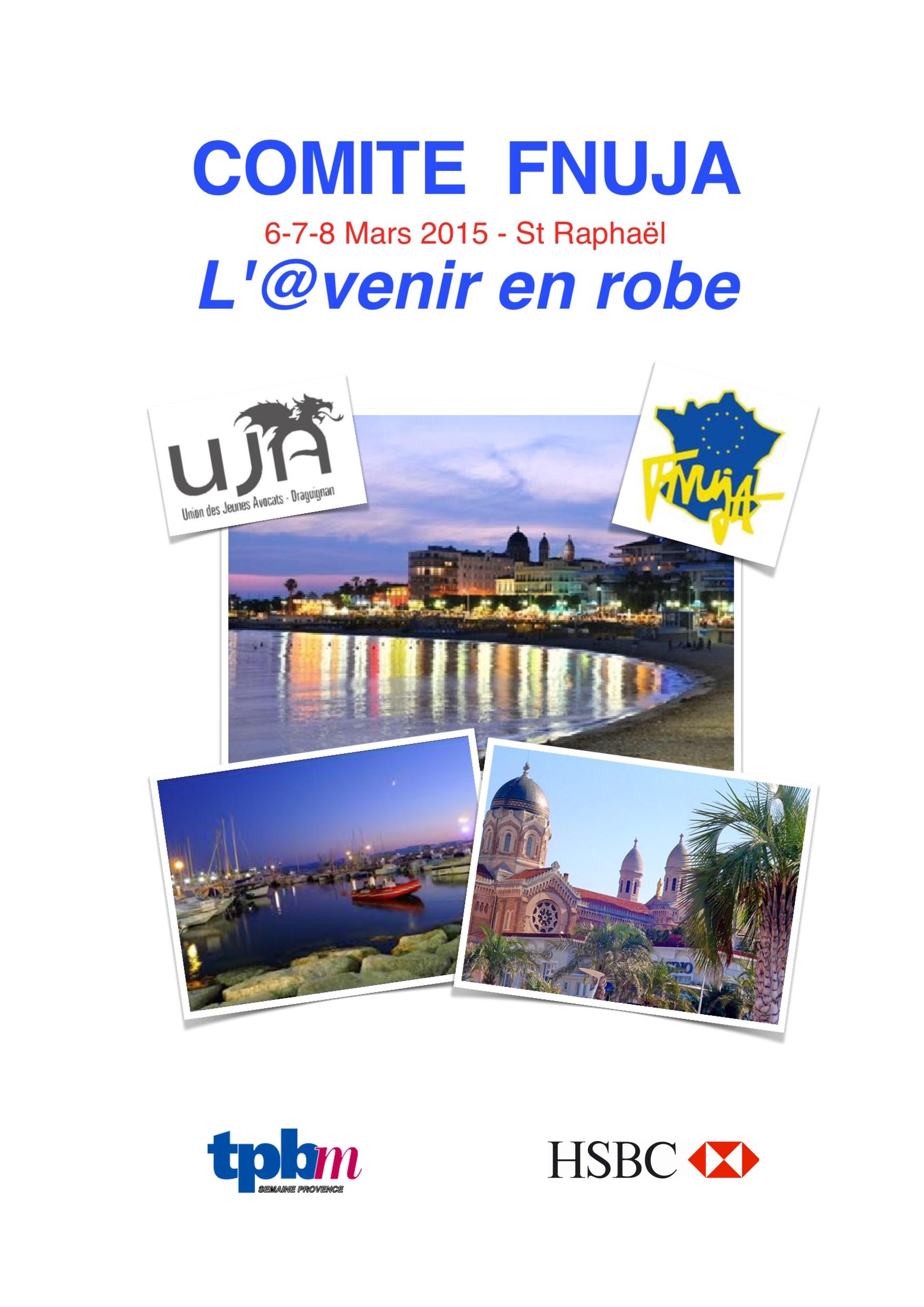 Comité décentralisé du 6 au 8 mars 2015 à Saint Raphaël