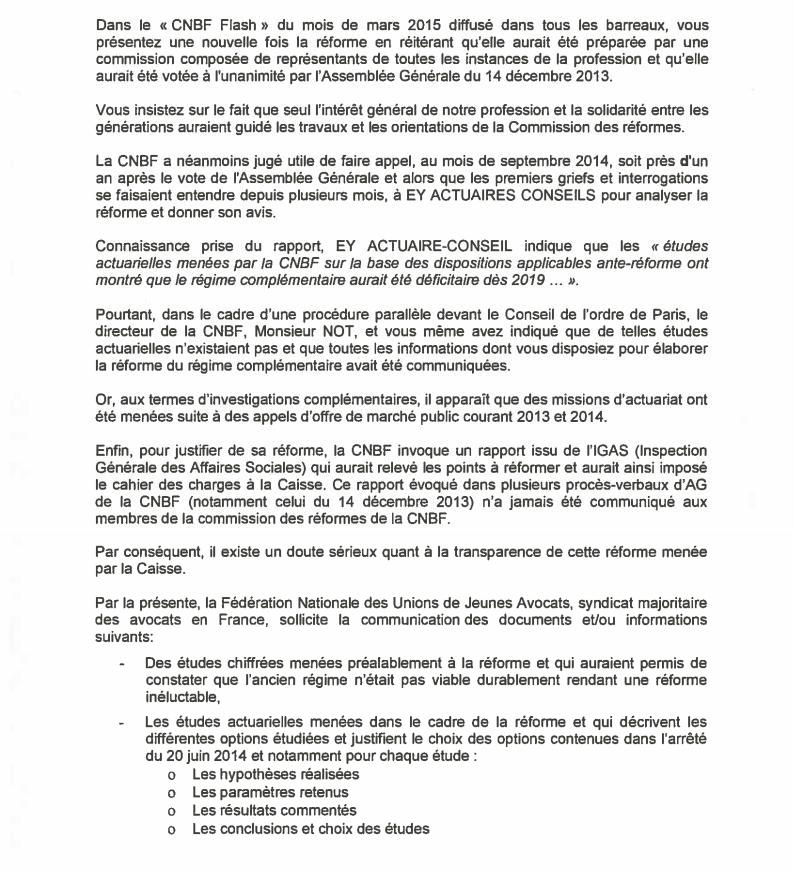 CNBF - la réforme de la discorde - Nous ne lâchons pas !