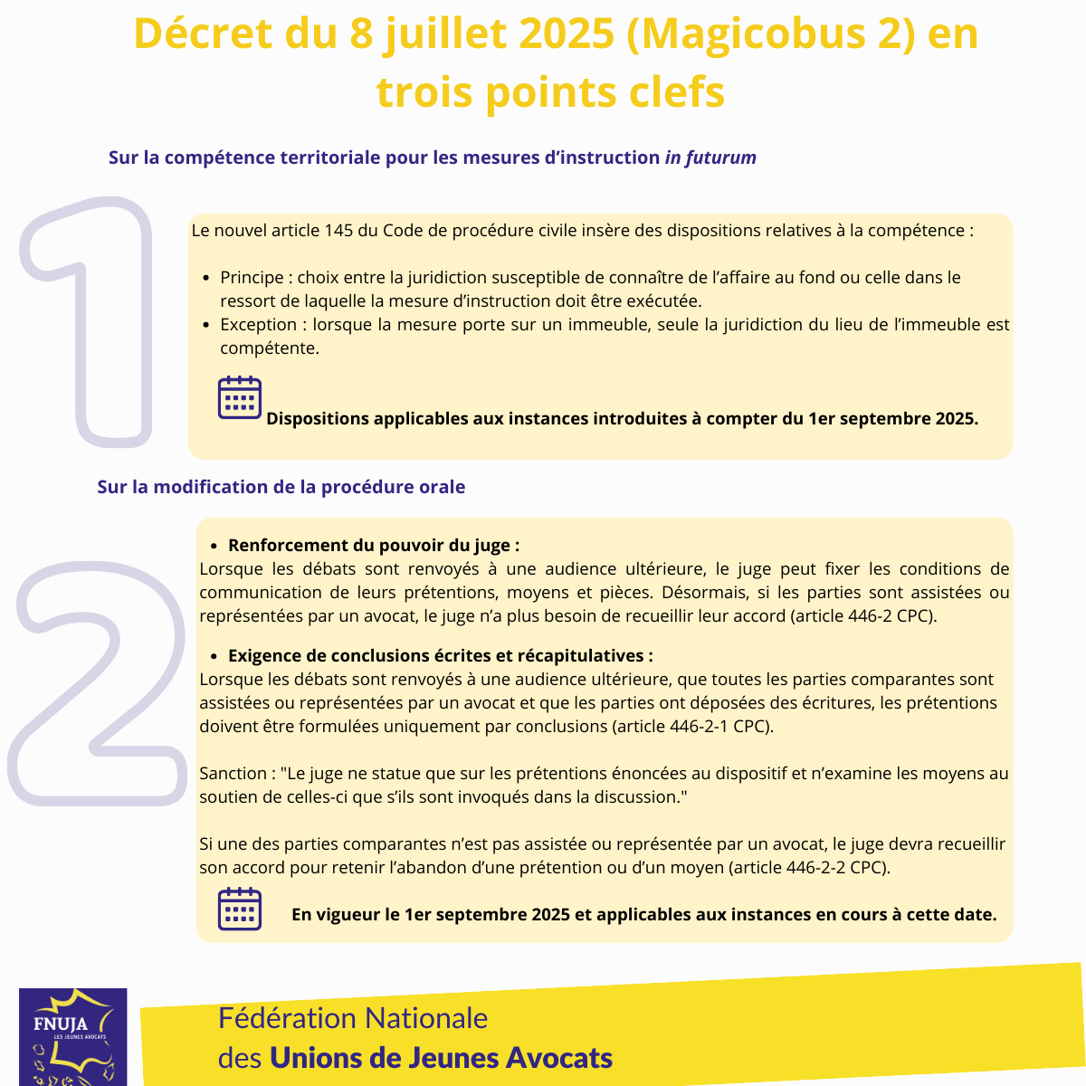 Décrets des 8 (Magicobus 2) et 18 juillet 2025 : une entrée en vigueur au 1er septembre 2025