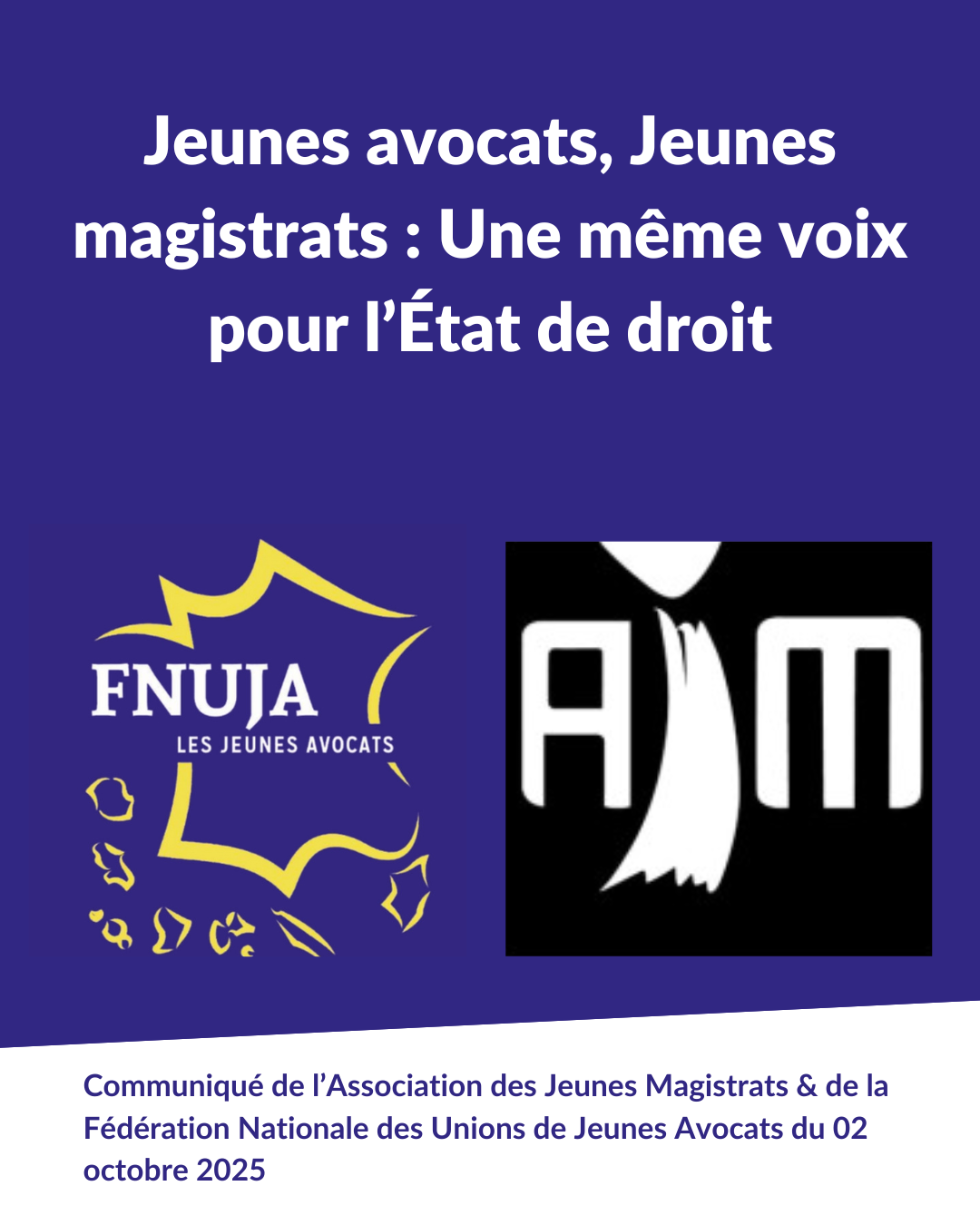 Jeunes avocats, Jeunes magistrats : Une même voix pour l’État de droit