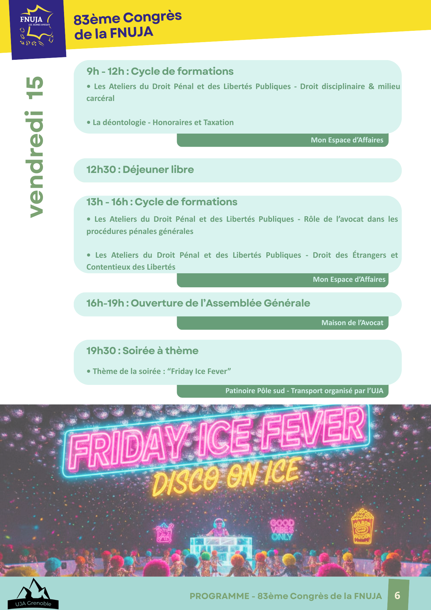 83ème congrès de la FNUJA à Grenoble : « Les jeunes avocats prennent de la hauteur »