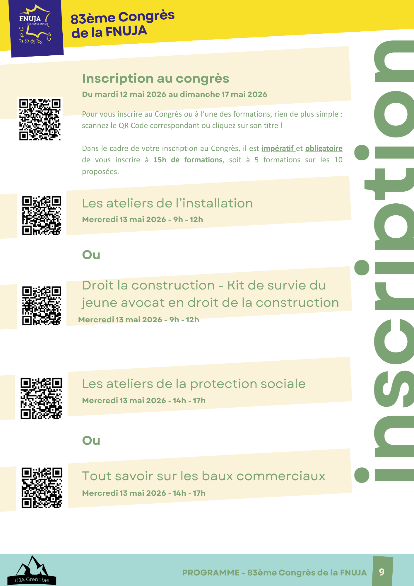 83ème congrès de la FNUJA à Grenoble : « Les jeunes avocats prennent de la hauteur »