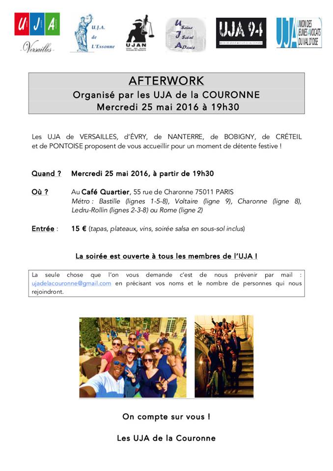 AFTERWORK des UJA de la Couronne
