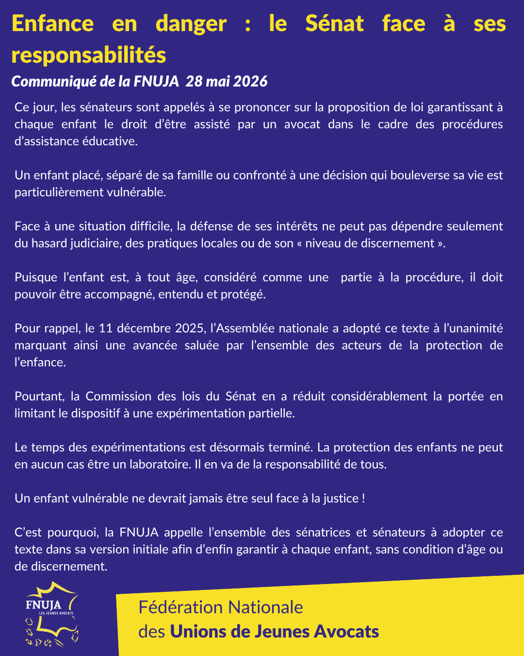 Enfance en danger : le Sénat face à ses responsabilités