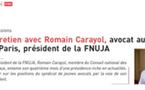 Entretien avec Romain CARAYOL, Président de la FNUJA