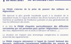 Communiqué sur la situation en Afghanistan