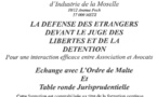 METZ - Formation: La défense des étrangers devant le Juge des libertés et de la détention