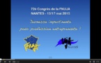 72e Congrès de la FNUJA, à Nantes du 13 au 17 mai 2015 - Teasing...