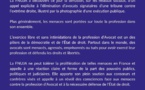 Menaces inacceptable contre les Avocats