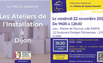 Les Ateliers de l'Installation de la FNUJA à Dijon
