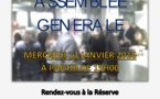 LYON - ASSEMBLEE GENERALE le 13 janvier 2016