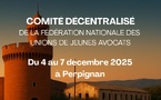 Comité décentralisé de la FNUJA de l'UJA des Pyrénées-Orientales du 4 au 7 décembre 2025
