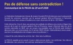 Communiqué FNUJA du 29 avril 2026 : Pas de défense sans contradiction !
