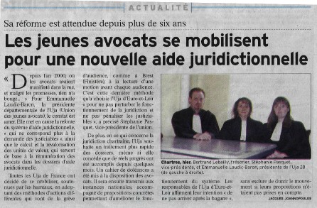 Article paru dans L'ECHO édition du 27 octobre 2006