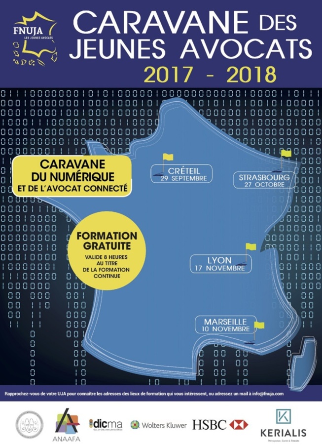 CARAVANE DU NUMERIQUE ET DE L'AVOCAT CONNECTE - A LYON le 17 Novembre 2017