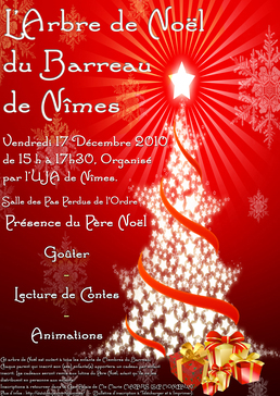 L'Arbre de Noël 2010 du Barreau de Nîmes