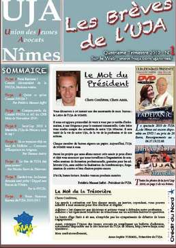 Le numéro 1 des Brèves de l'UJA de Nîmes est disponible ! Le numéro 1 des Brèves de l'UJA de Nîmes est disponible !