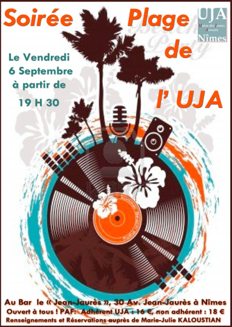 Soirée de Rentrée de l'UJA 