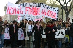 MOBILISATION CONTRE LA REFORME DE LA CARTE JUDICIAIRE