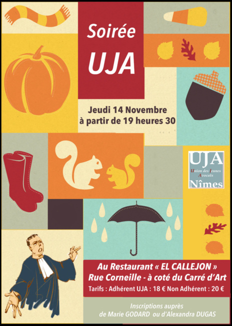 Soirée UJA ! le 14.11.2013 !