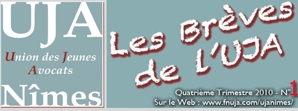 Les Brèves de l'UJA de Nîmes Les Brèves de l'UJA de Nîmes