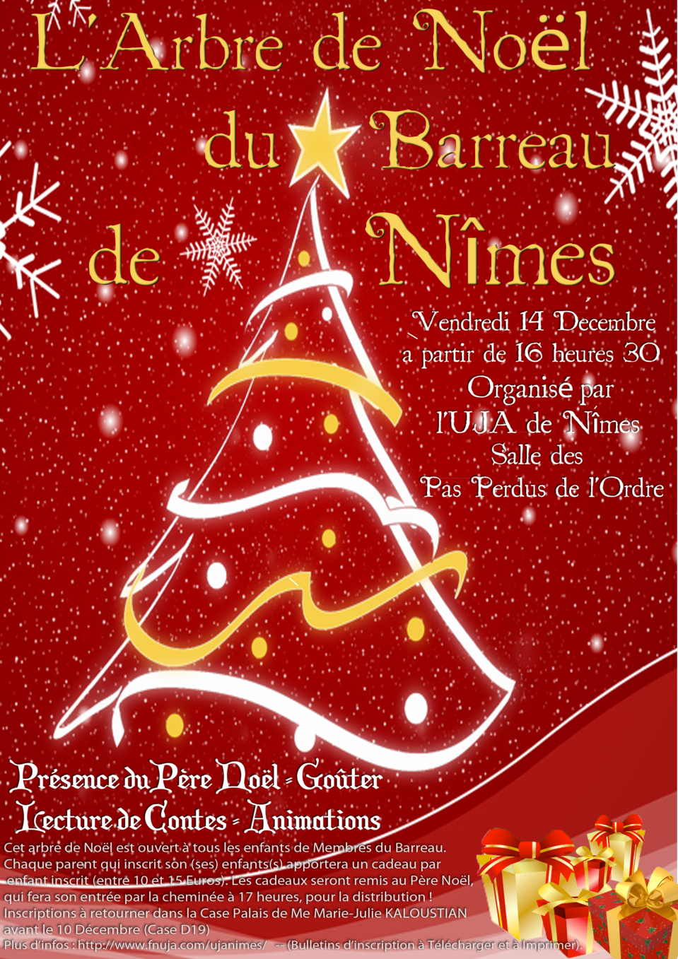 L'Arbre de Noël 2012 du Barreau de Nîmes