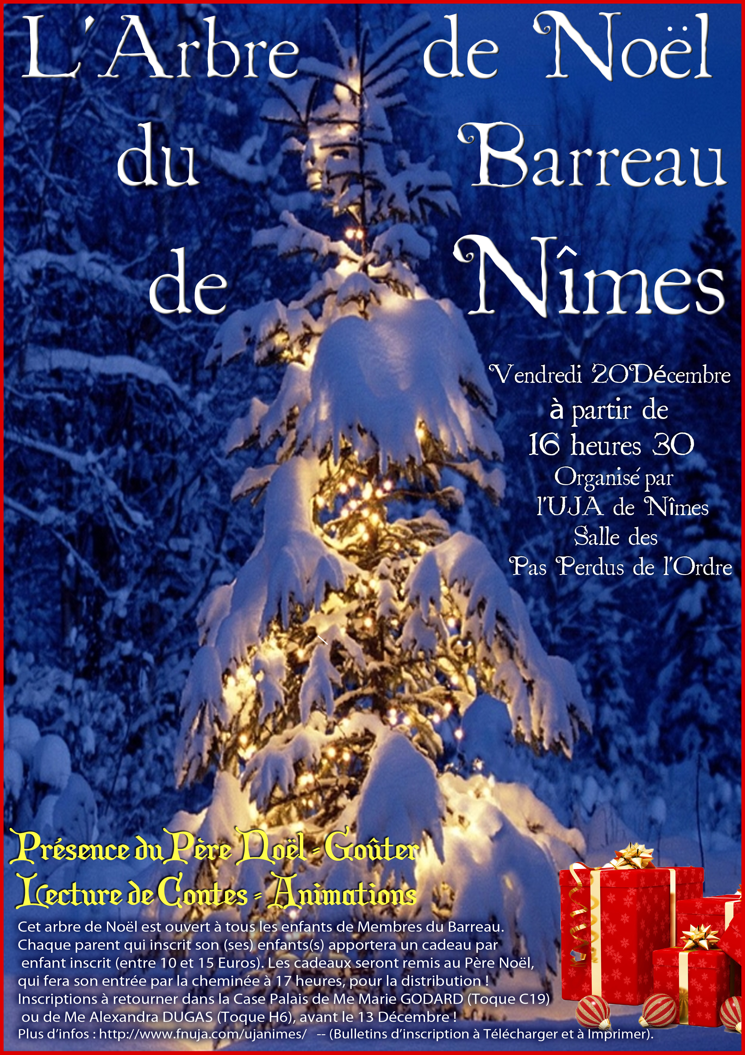 L'Arbre de Noël 2013 du Barreau de Nîmes