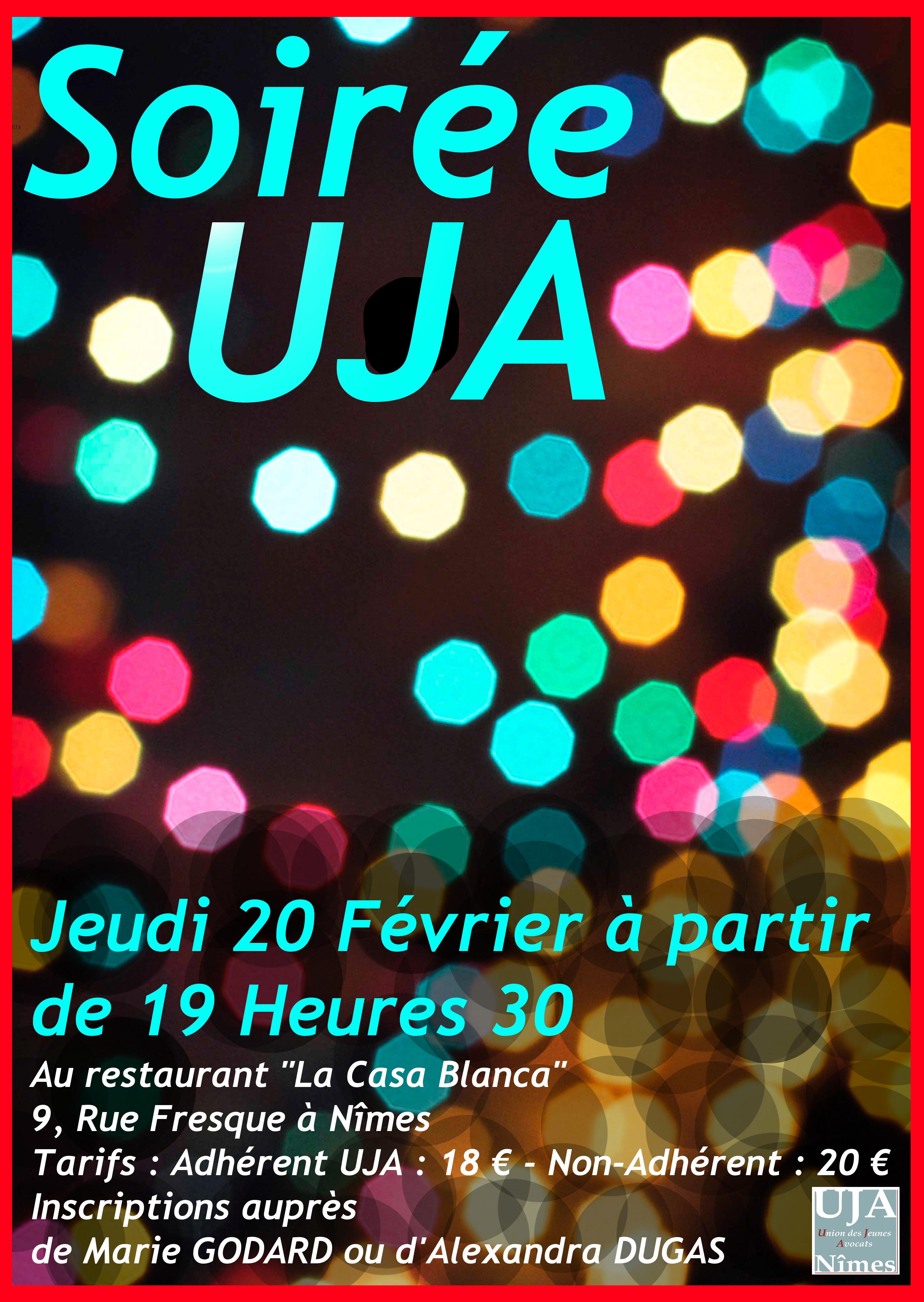 Soirée UJA le 20 Février 2014