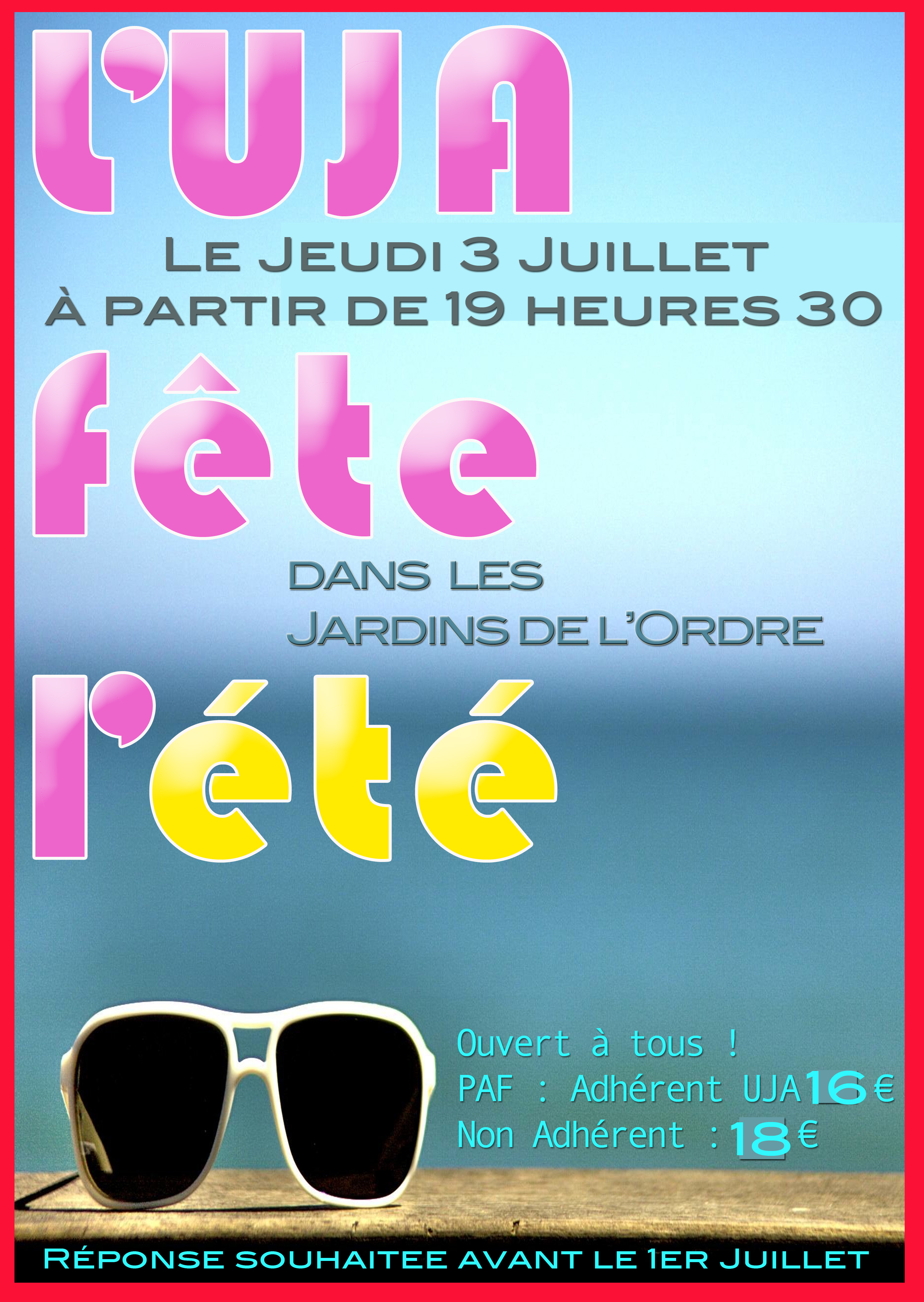 Soirée UJA le 3 Juillet 2014 Soirée UJA le 3 Juillet 2014