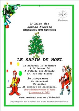 SAPIN DE NOËL 2012